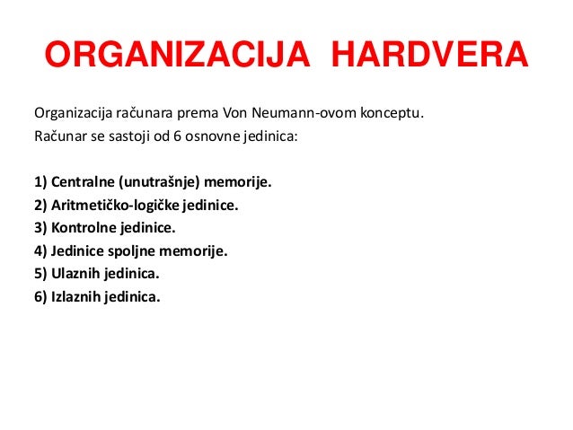 Hardver Prezentacija