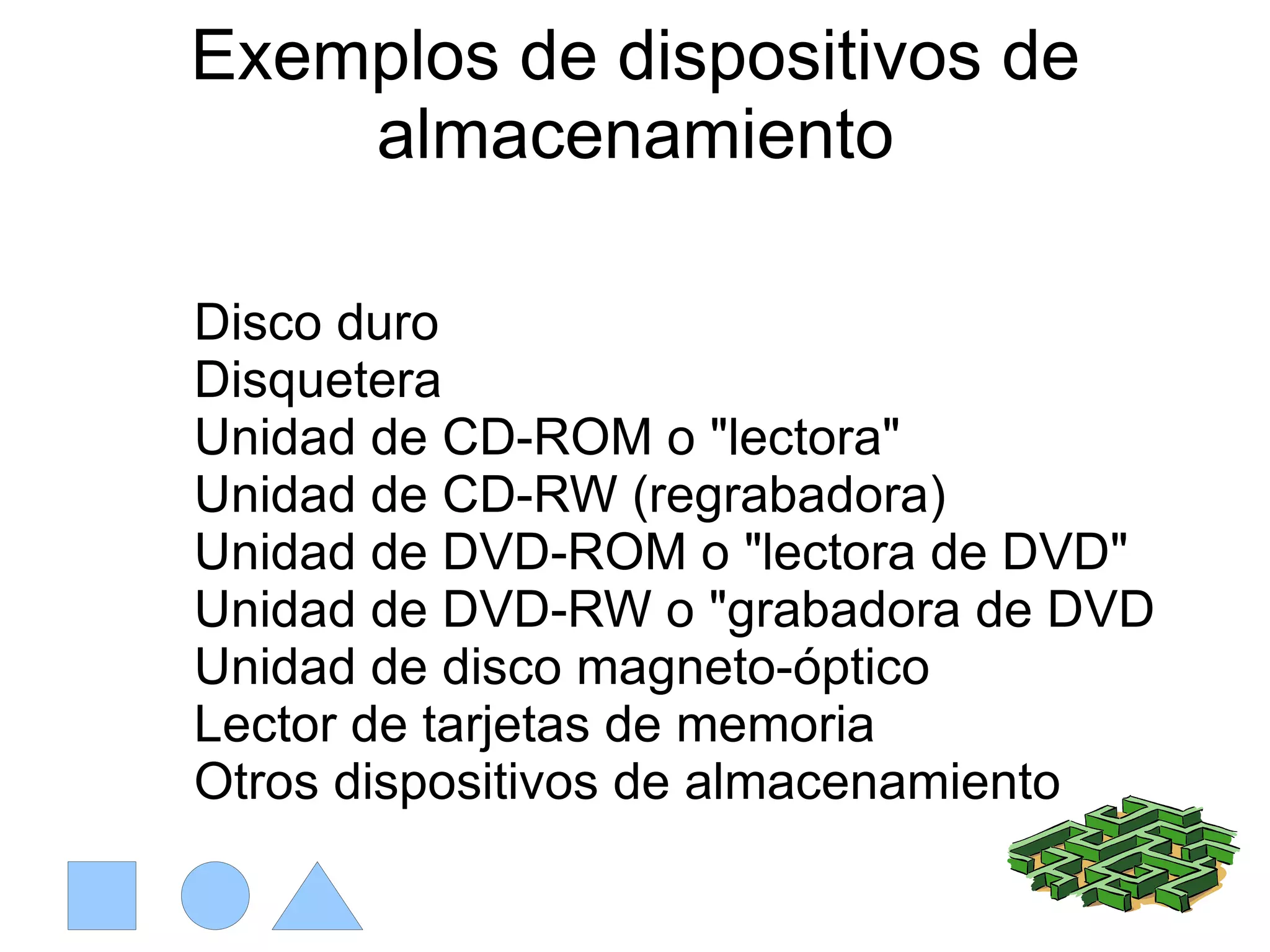 Que è o hardware? Corresponde a todas as partes físicas e tanxibles dunha computadora: os seus compoñentes eléctricos, electrónicos, electromecánicos e mecánicos; os seus cables, gabinetes ou caixas, periféricos de todo tipo e calquera outro elemento físico involucrado. 