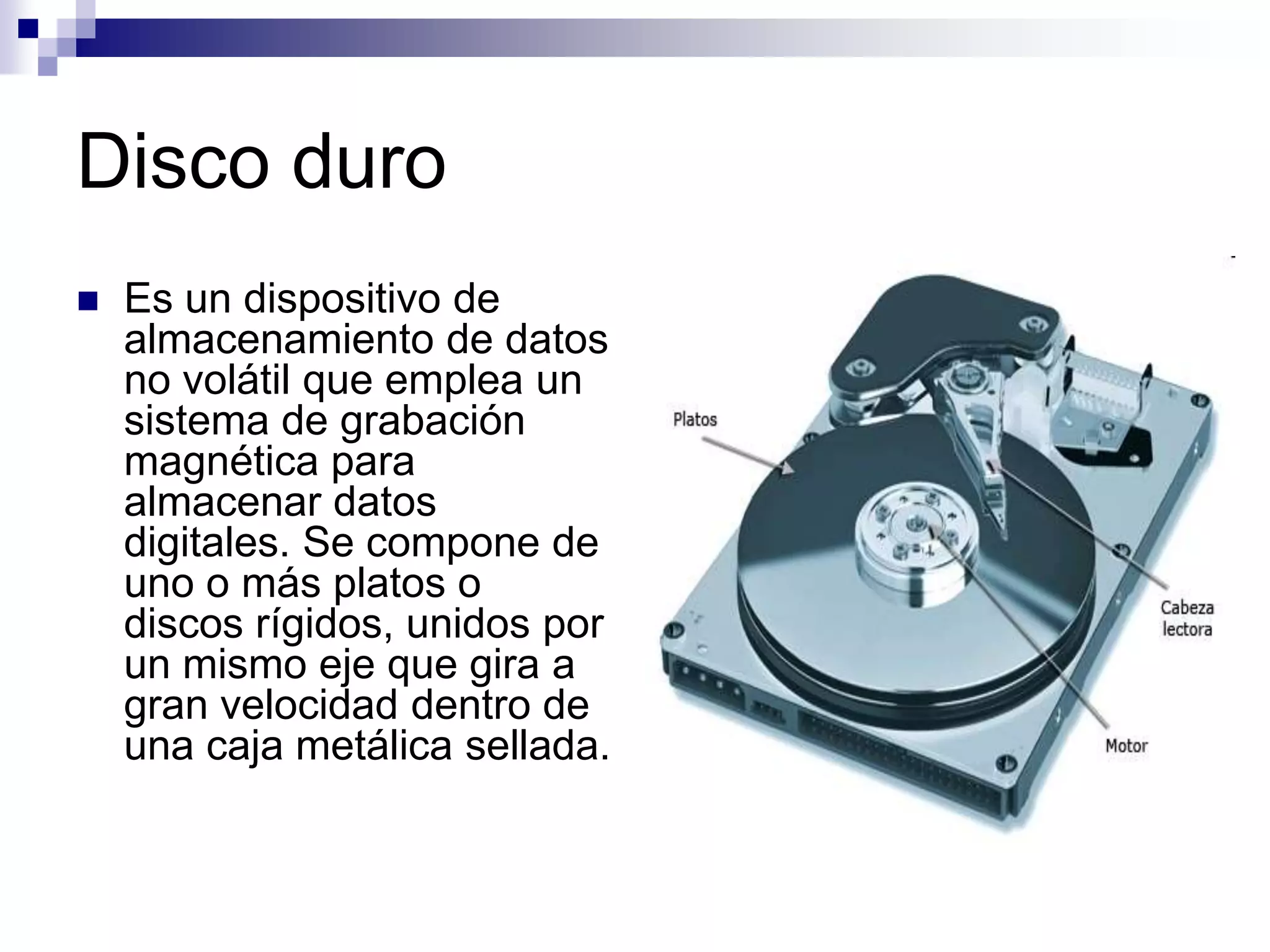 Fuente de alimentaciónEs un dispositivo que convierte la tensión alterna de la red de suministro, en una o varias tensiones, prácticamente continuas, que alimentan los distintos circuitos del aparato electrónico al que se conecta.