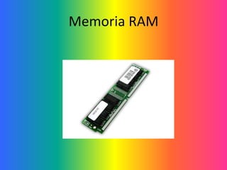 Memoria RAM
 