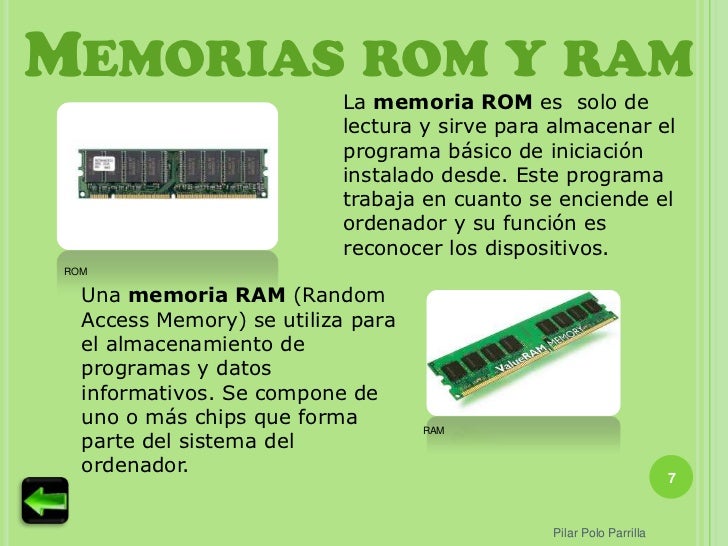 Resultado de imagen para que es unA MOMORIA ROM y para que sirve