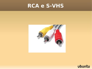RCA e S-VHS
 