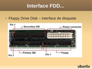 Interface FDD...

   Floppy Drive Disk – interface de disquete
 