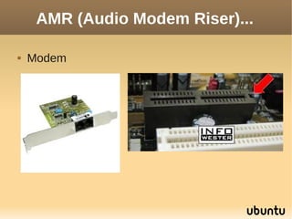 AMR (Audio Modem Riser)...

   Modem
 
