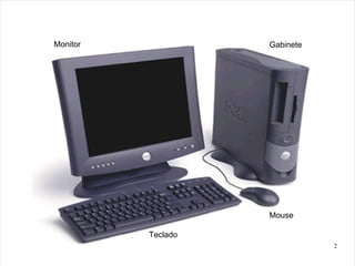 Monitor             Gabinete




                    Mouse

          Teclado
                               2
 