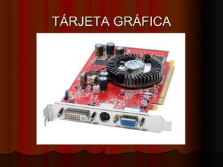 TÁRJETA GRÁFICA
 