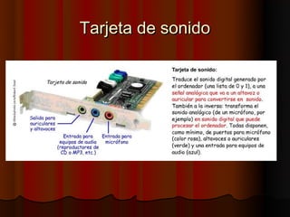 Tarjeta de sonido
 