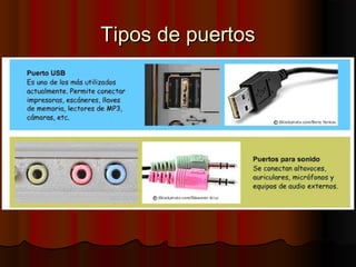 Tipos de puertosTipos de puertos
 