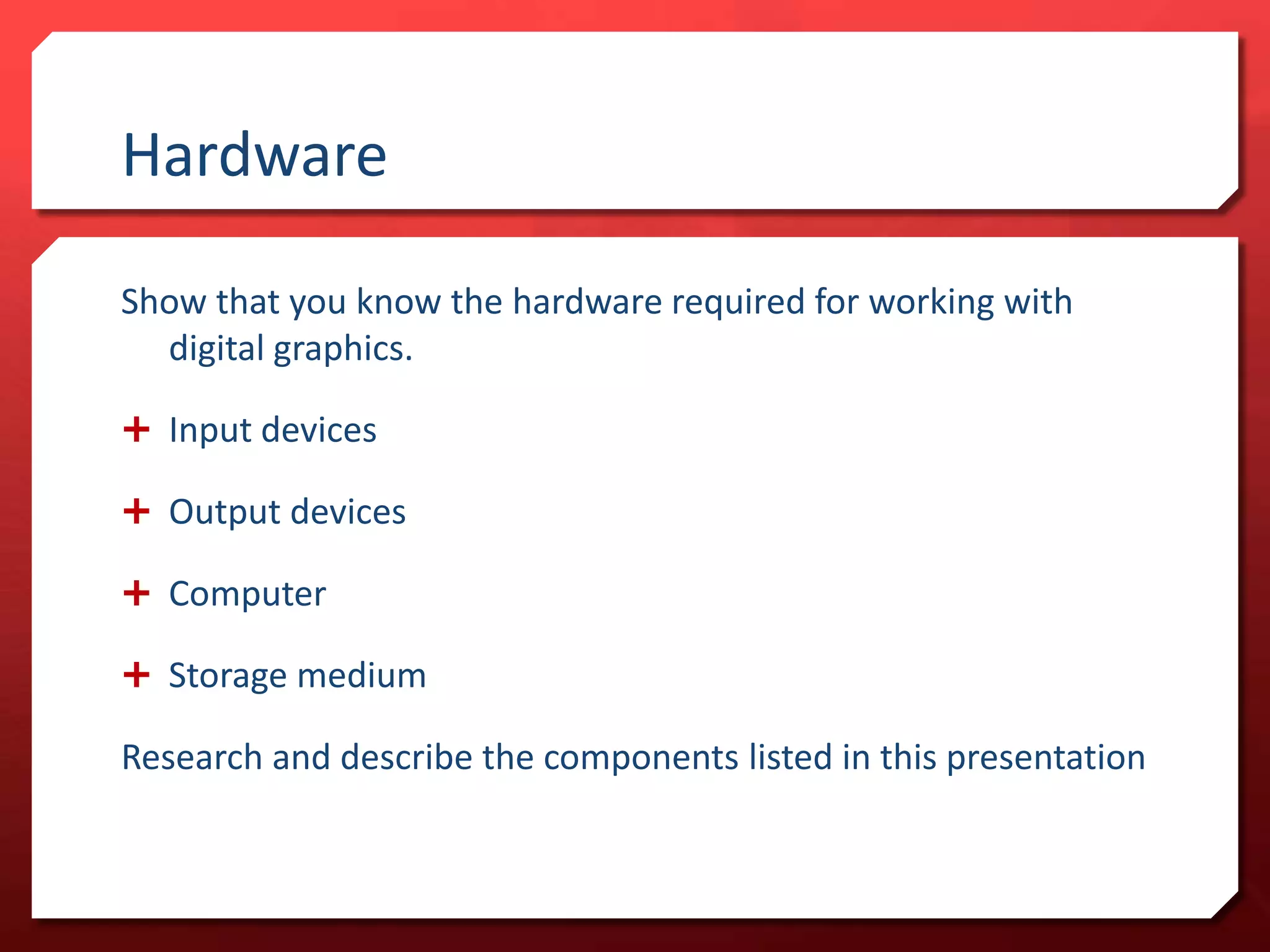Hardware | PPT