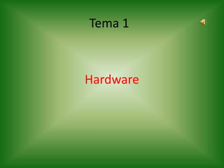 Tema 1

Hardware

 