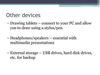 Multimedia Hardware | PPTX