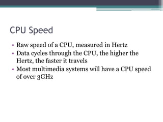 Multimedia Hardware | PPTX