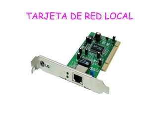 TARJETA DE RED LOCAL
 