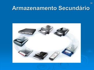 34
Armazenamento Secundário
 