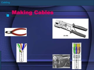 Making Cables
Cabling
 