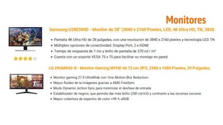 Monitores
 