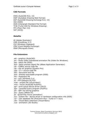 Meta File Drawing computer Hardware coursebook | PDF