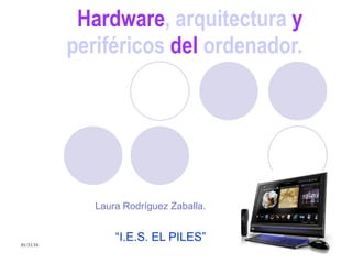 Hardware , arquitectura  y   periféricos  del  ordenador. Laura Rodríguez Zaballa. “ I.E.S. EL PILES” 