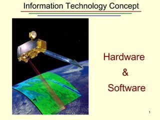 Information Technology Concept Hardware  & Software 