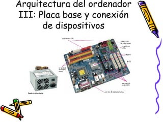 Arquitectura del ordenador III: Placa base y conexión de dispositivos 