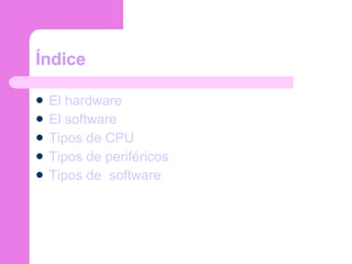 Hardware Y Software