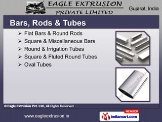 Bars, Rods & Tubes
    Flat Bars & Round Rods
    Square & Miscellaneous Bars
    Round & Irrigation Tubes
    Square ...