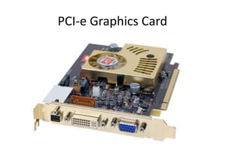 PCI-e Graphics Card
 