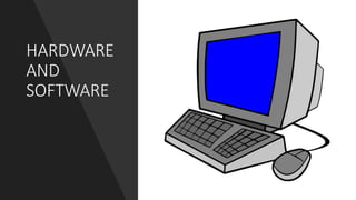 HARDWARE
AND
SOFTWARE
 