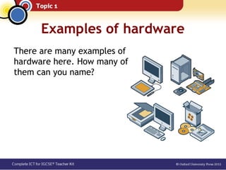 Various components of Computer Hardware and Software. | PPT