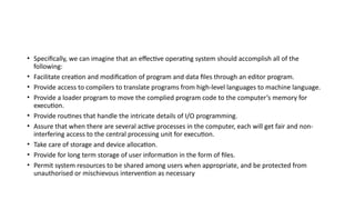 Comprehensive Overview of Computer Hardware, Software, and Operating ...