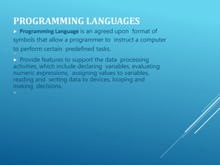Value In Computer Language Hardware and software of computer | PPTX