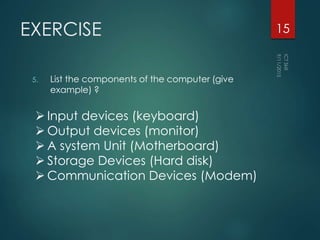 Hardware components | PPT