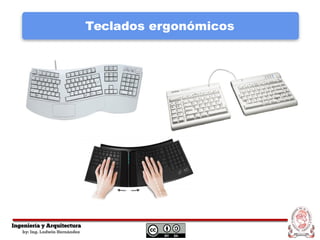 Teclados ergonómicos
 