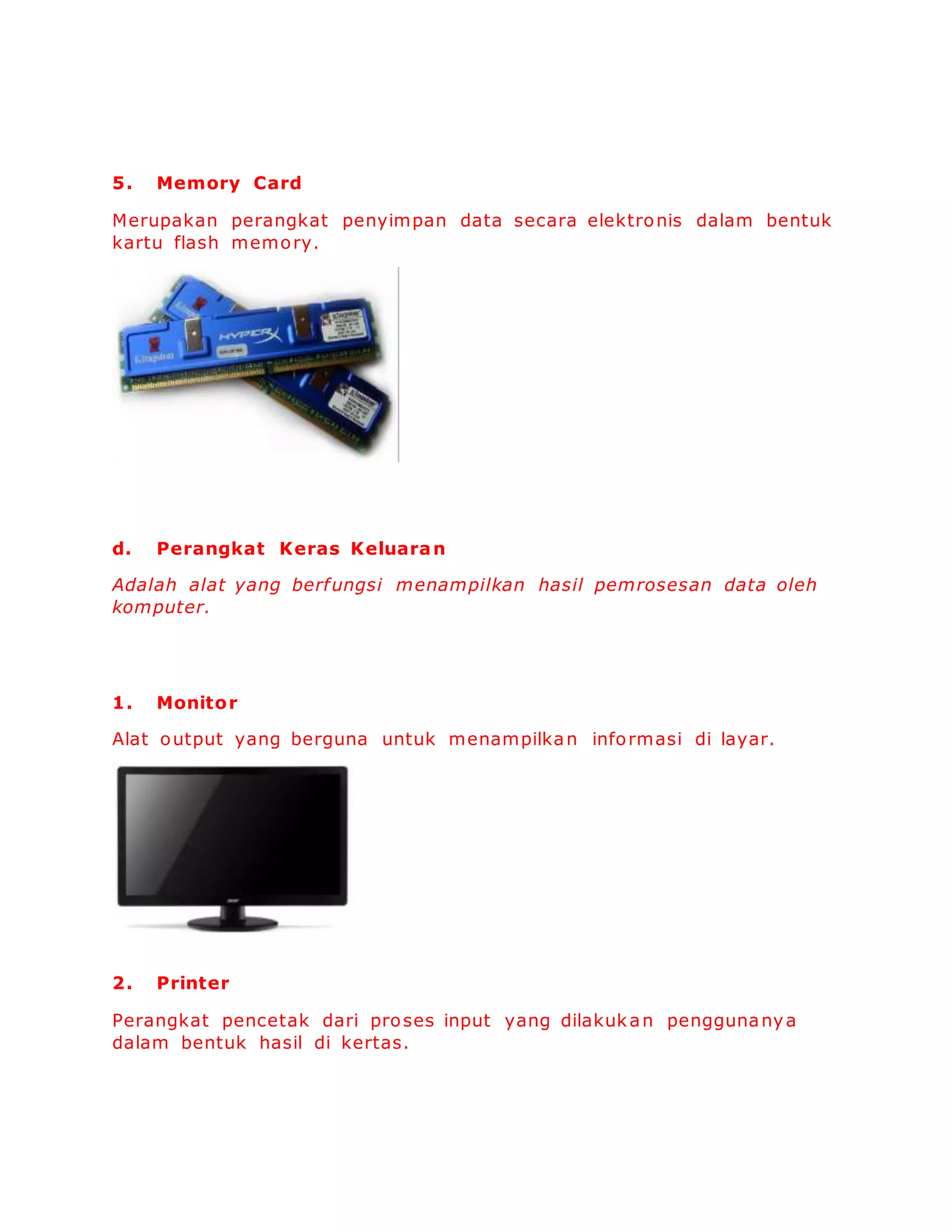 Hardware dan software | DOCX