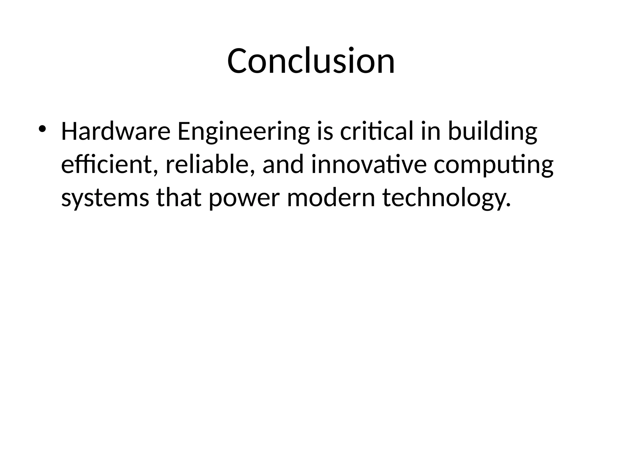 Hardware_Engineering_Presentation power point | PPT
