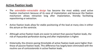 Components of Pacemaker and ICDs - understanding the hardware | PPTX