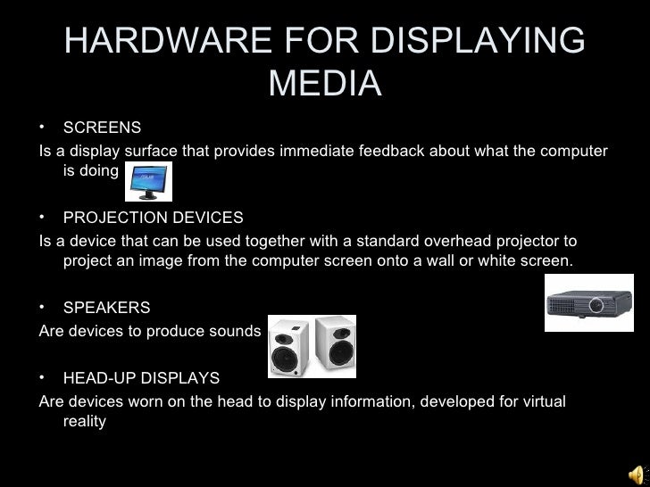Hardware For Creating And Displaying Multimedia!
