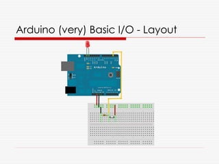 Arduino (very) Basic I/O - Layout
 
