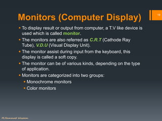 Hardware & Input/Output (I/O) Devices | PPTX