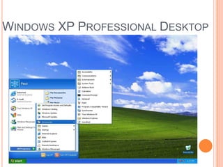 WINDOWS XP PROFESSIONAL DESKTOP

 