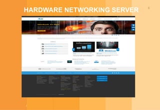 6
HARDWARE NETWORKING SERVER
/
 