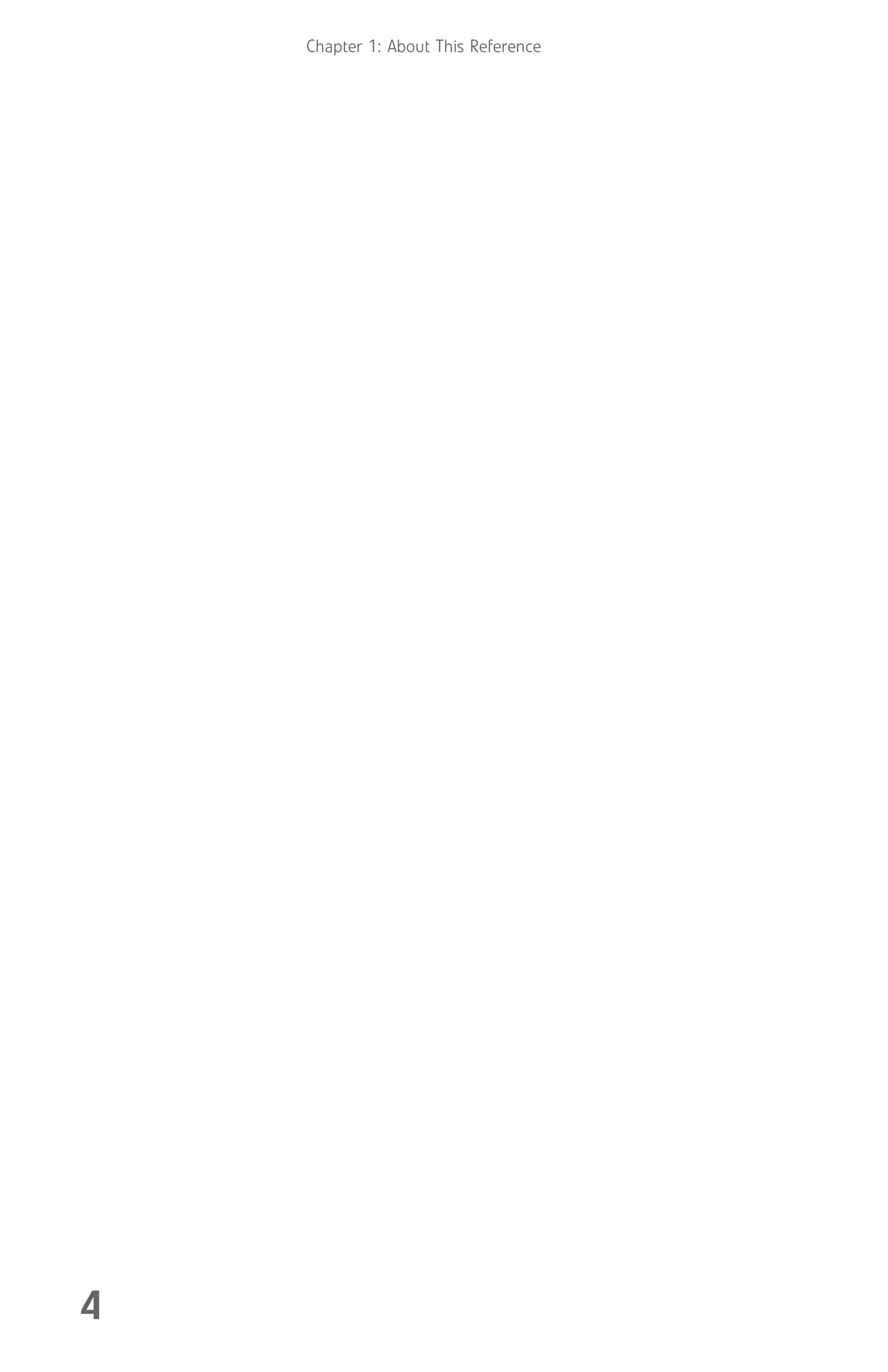 Chapter 1: About This Reference
4
8512008.book Page 4 Friday, December 8, 2006 5:36 PM
 