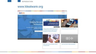 www.Idealware.org
INTRODUCTION
 