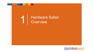 Hardware Safari
Overview1
 