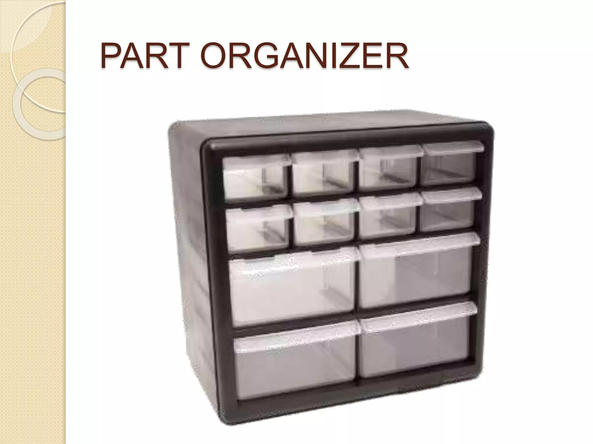 PART ORGANIZER