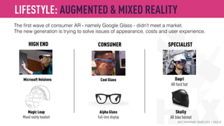 HAX | HARDWARE TRENDS 2016 | PAGE 49
INTERNET IN THINGS
SENSORS IN THINGS
COMPUTERS IN THINGS
APPS IN THINGS
A.I. IN THINGS
AUGMENTED OBJECTS: THE NEW NORMAL
 
