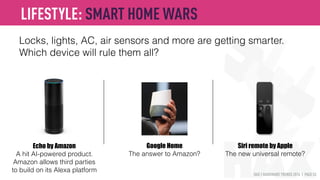 HAX | HARDWARE TRENDS 2016 | PAGE 53
Samsung Gear 360
$350
Nokia Ozo
$60,000
PROFESSIONALCONSUMER
Called VR, 360, 3D or spherical cameras, they are a key piece of the VR content puzzle.
Startups, CE and camera companies are launching products from about $300 to… $60,000.
Giroptic 360cam
$499
LIFESTYLE: VR CAMERAS
GoPro Omni
$5,000
 