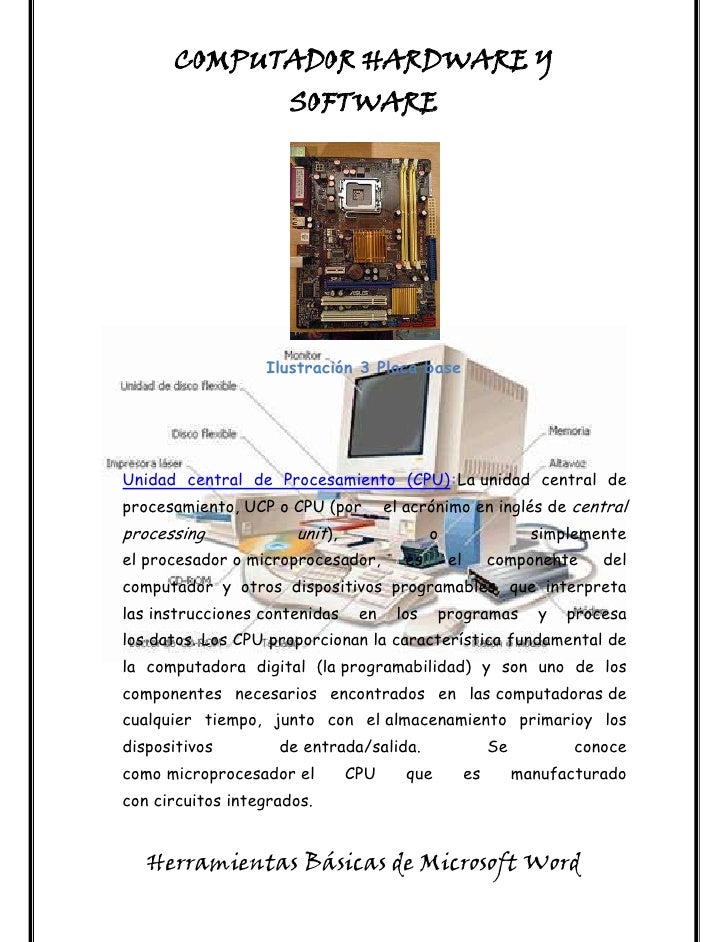 Hardware y software