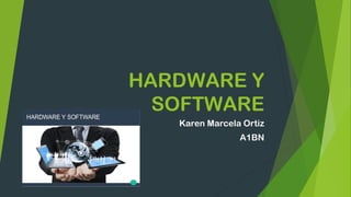 HARDWARE Y
SOFTWARE
Karen Marcela Ortiz
A1BN
 