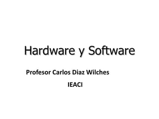 Profesor Carlos Diaz Wilches
IEACI
 